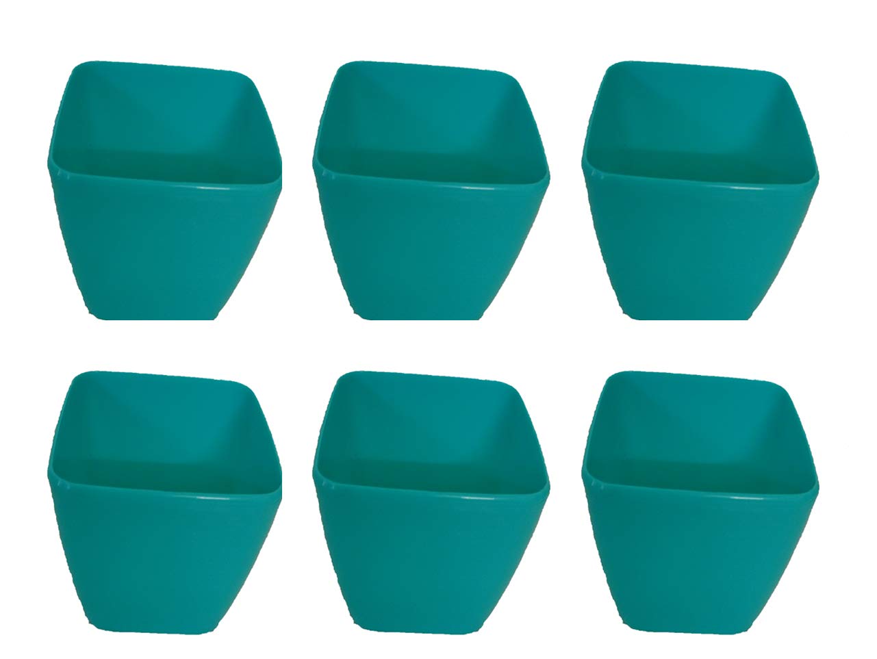 CAPPL 5.5 Inch Plastic Square Planters (Pack of 6) (Turq) (B08T1RSTT6) Amazon Price History, Amazon Price Tracker