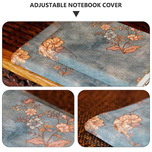 NUOBESTY Capa de livro tamanho A5, capa de livro ajustável, protetor de livro