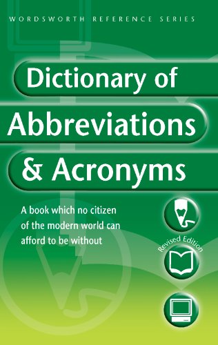 Wordsworth Dictionary of Abbreviations & Acronyms