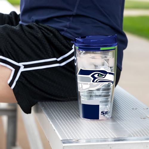 Image of Rico Industries NFL Football Double Wall Classic 16oz Or 20oz Tritan Tumbler W Lid