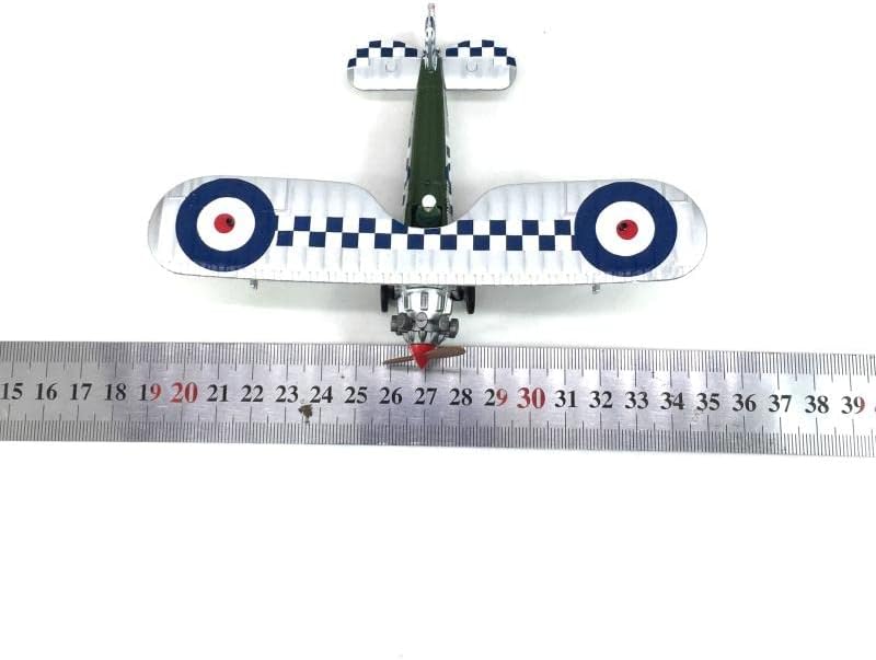 Miniatura 7 de Bristol Bulldog Biplane 172 Modelo de avión fundido a presión (Bristol Bulldog)