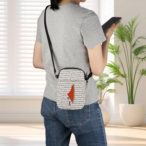 JNIAP Free Palestine Crossbody Bag Free Palestine Map Gifts Watermelon Palestine Bag Palestine Flag Purse 6