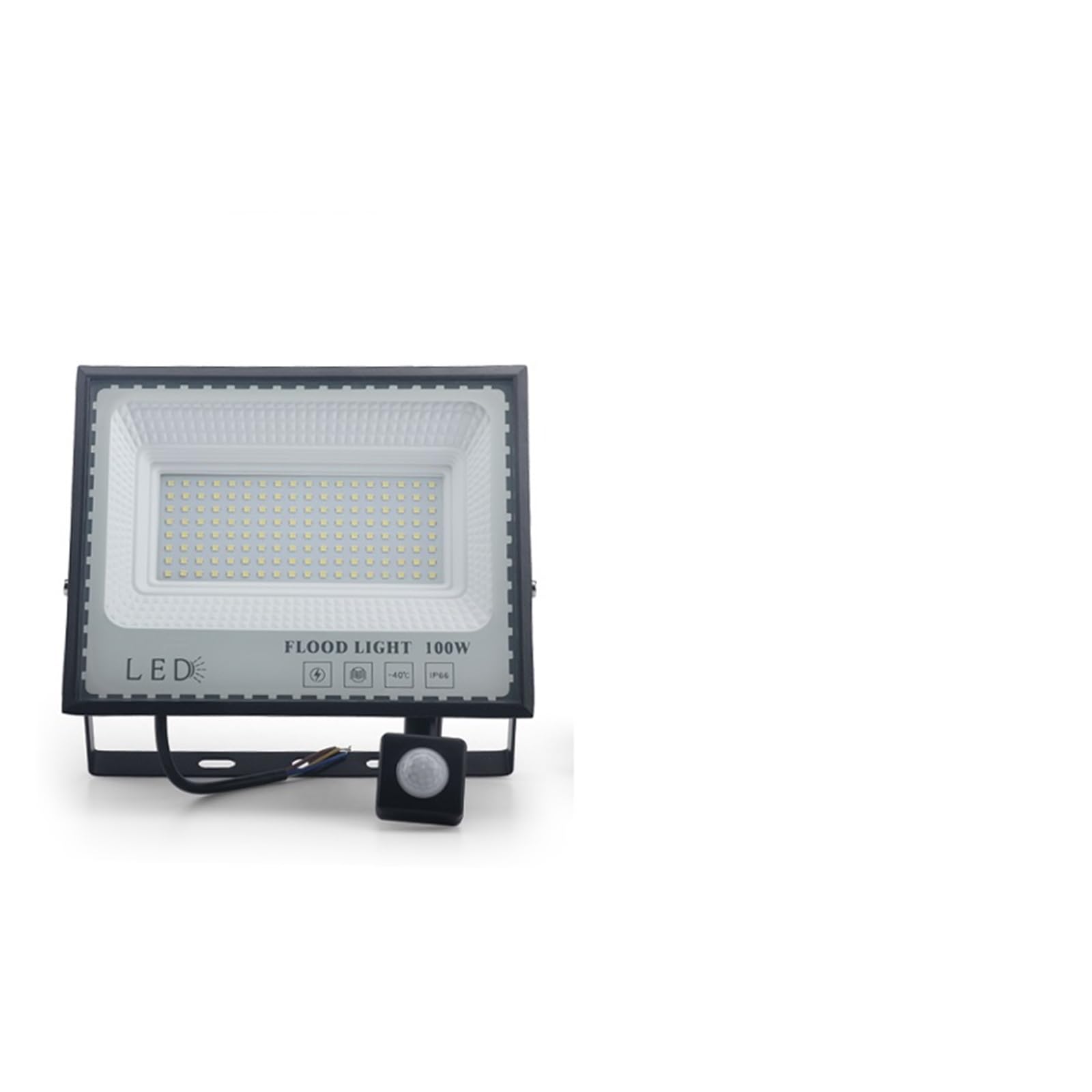 LLOOPK LED Flood Light, Motion Sensor LED Floodlight 30W 50W 100w Outdoor Wall Light Waterproof Spotlight Street Flood(50w)