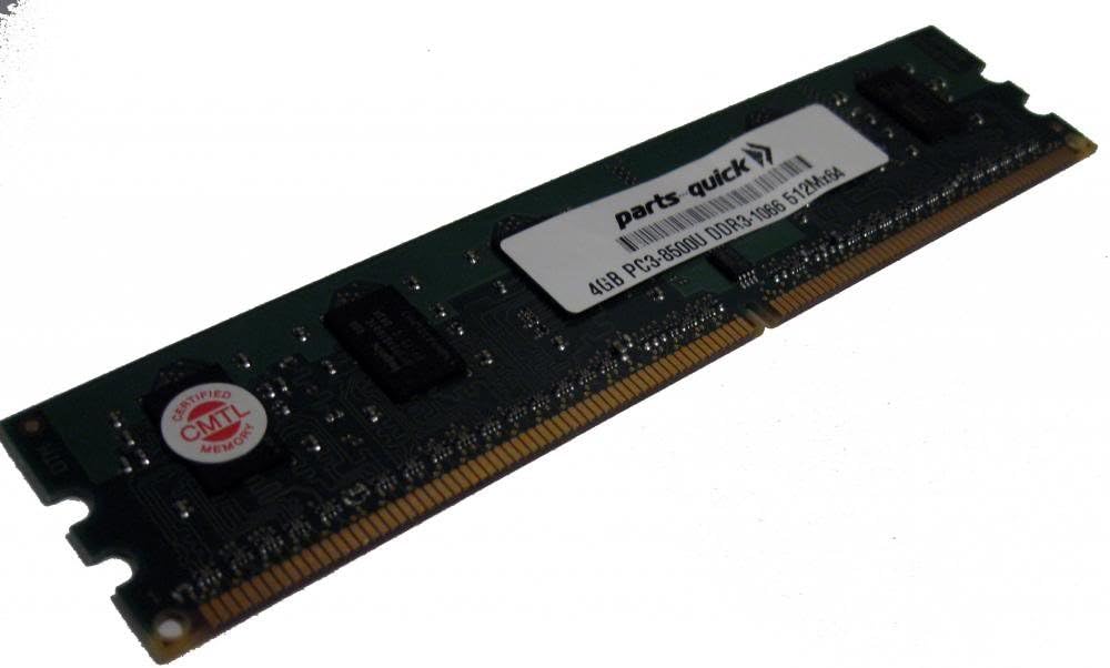 parts-quick 4Gb Memory For Elitegroup (Ecs) A880Lm-M Motherboard Ddr3-8500 Non Ecc Dimm Ram (Parts-Quick Brand)