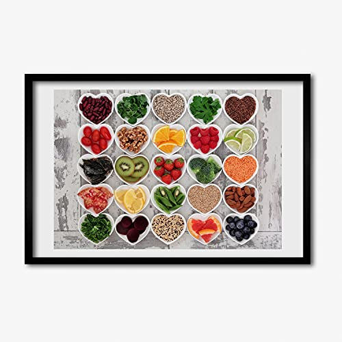 Peinture nourriture saine Tulup 60x40 cm pour sublimer les murs de votre cuisine moderne