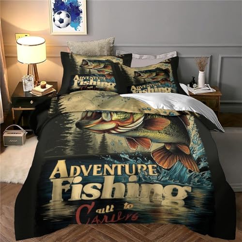 Linge de lit avec fermeture éclair housse de couette imprimé 3D légère pour ado
