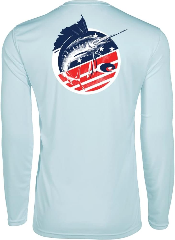 Costa Del MarFQA40101462FXL Tech United Sail Arctic Blue XL