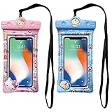 THINFAR Universal Waterproof Phone Pouch Cartoon Cellphone Dry Bag Case Compatible with iPhone 13 12...