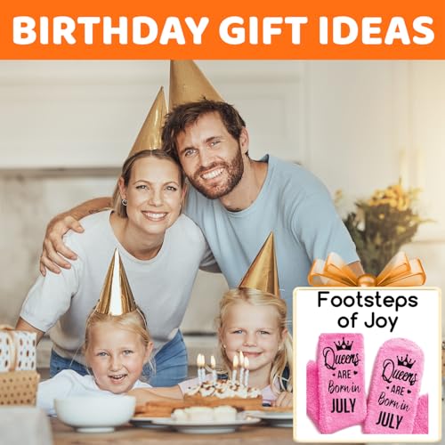 Image of HAPPYPOP Birthday Gifts Ideas for Mom - Pink Month Birthday Socks for Women