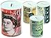 Price comparison product image LARGE MONEY TIN BOX SAVING BANK | ALL COINS & NOTES £5, £10, £20 and £50
