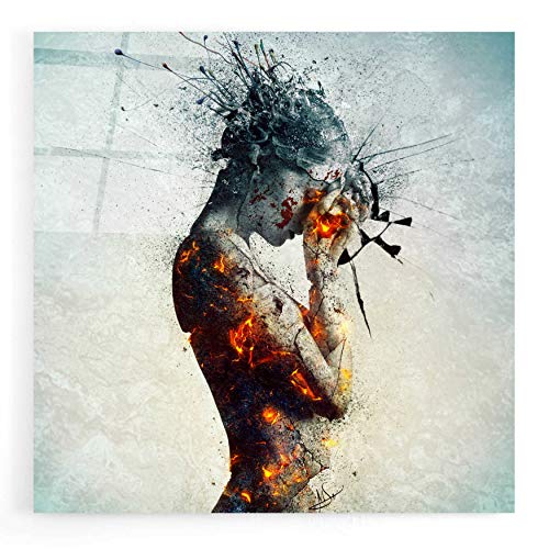 Epic Art 'Deliberation' By Mario Sanchez Nevado, Acrylic Glass Wall Art, 12"X12" #TOP1