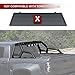 Armordillo CR1 Roll Bar Chase Rack For 1/2 Ton Full Size Truck|4x Quad LED Light Pods|04-24 F150 F-150|07-18 Silverado Sierra 1500|07-24 Tundra|04-24 Titan|19-24 Ram 1500|7163072 Chase Bar Matte Black