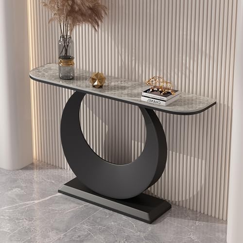 Mesa consola de mármol sintético de lujo para recibidores selectos 2