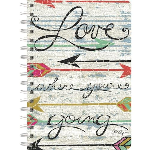 Lang, Love Where You Go Spiral Journal by LoriLynn Simms