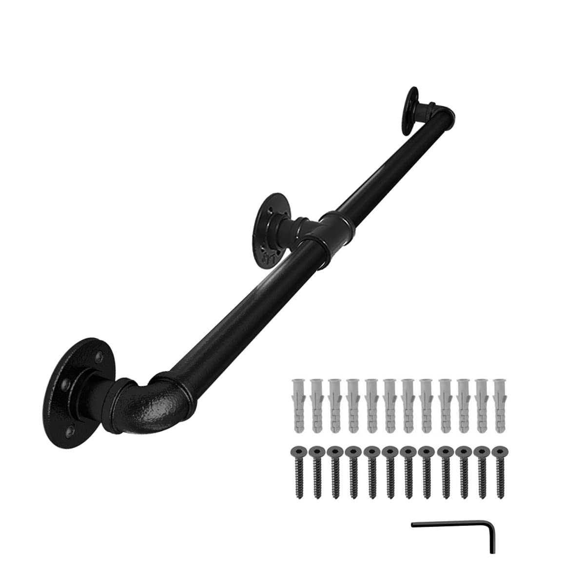 Buy FSHIHINE Stair Handrail, 2.3m Wall Grab Bar Railing Support Kit