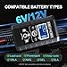 COREBOX Battery Charger 2-Amp 6V/12V Smart Trickle Charger for Car - Battery Maintainer Trickle Charger, and Automotive Battery Charger with Temperature Compensation for Car Truck Motorcycle