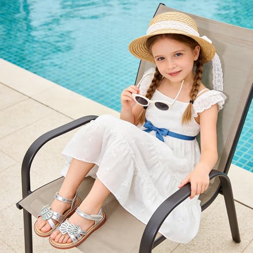 Image of Kiderence Toddler Girls Sandals Little Girls Kids Shoes Girls Sandals Toddler