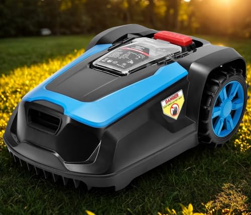 LEADZM Robot Tondeuse de 1200 m2, Tondeuse Robot avec...