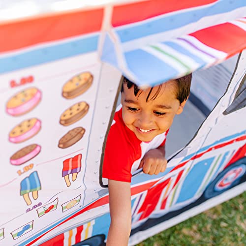 Melissa & Doug Fabric Food Truck Playhouse Pretend Play Toy Tent - image 7
