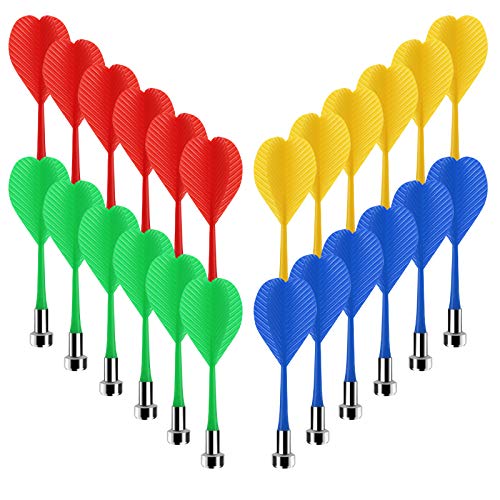 Accmor 24pcs Magnetic Darts Magnetic Darts Replacement for Magnetic Dartboard