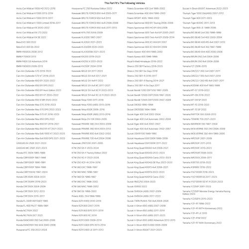 Flex-Hone Cylinder Ball-Hone 77-83mm for Yamaha WARRIOR 350 1987-2004