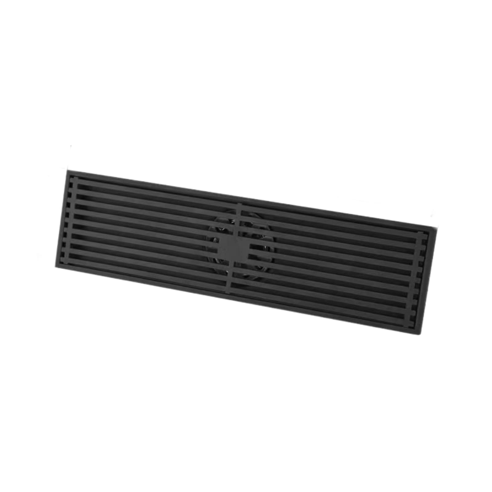Drain de douche en acier inoxydable gris 8x20 cm de haute qualité