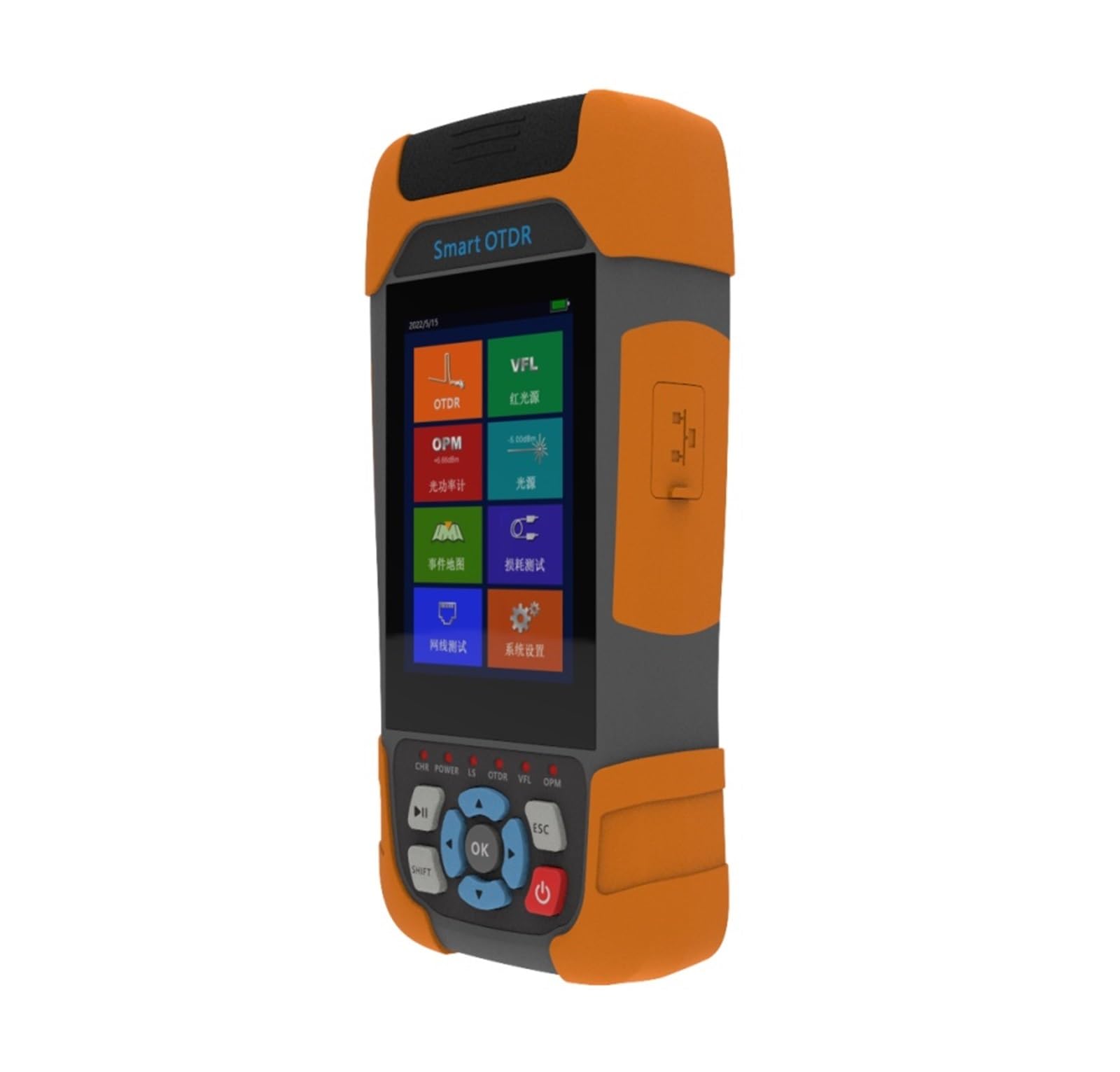 MINI 1310/1550nm 24/22dB Reflektometr Światłowodowy Ekran Dotykowy OLS OPM Mapa Zdarzeń Tester Kabla Ethernet Profesjonalne narzędzie dla elektryków(A)