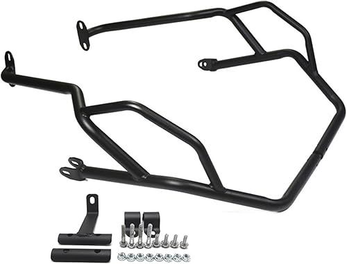 Protector de motor de motocicleta para Benelli TRK502 TRK502X TRK 502 X TRK 502X TRK 502X BJ500GS-A 2017-2022 Accesorios fuertes (Color negro)