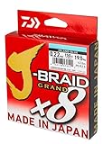 PE #0,6 Daiwa - Tresse 8 Brins J-Braid Grand X8 Bleu - 135m - D.0.06mm - R.5kg - 12796006