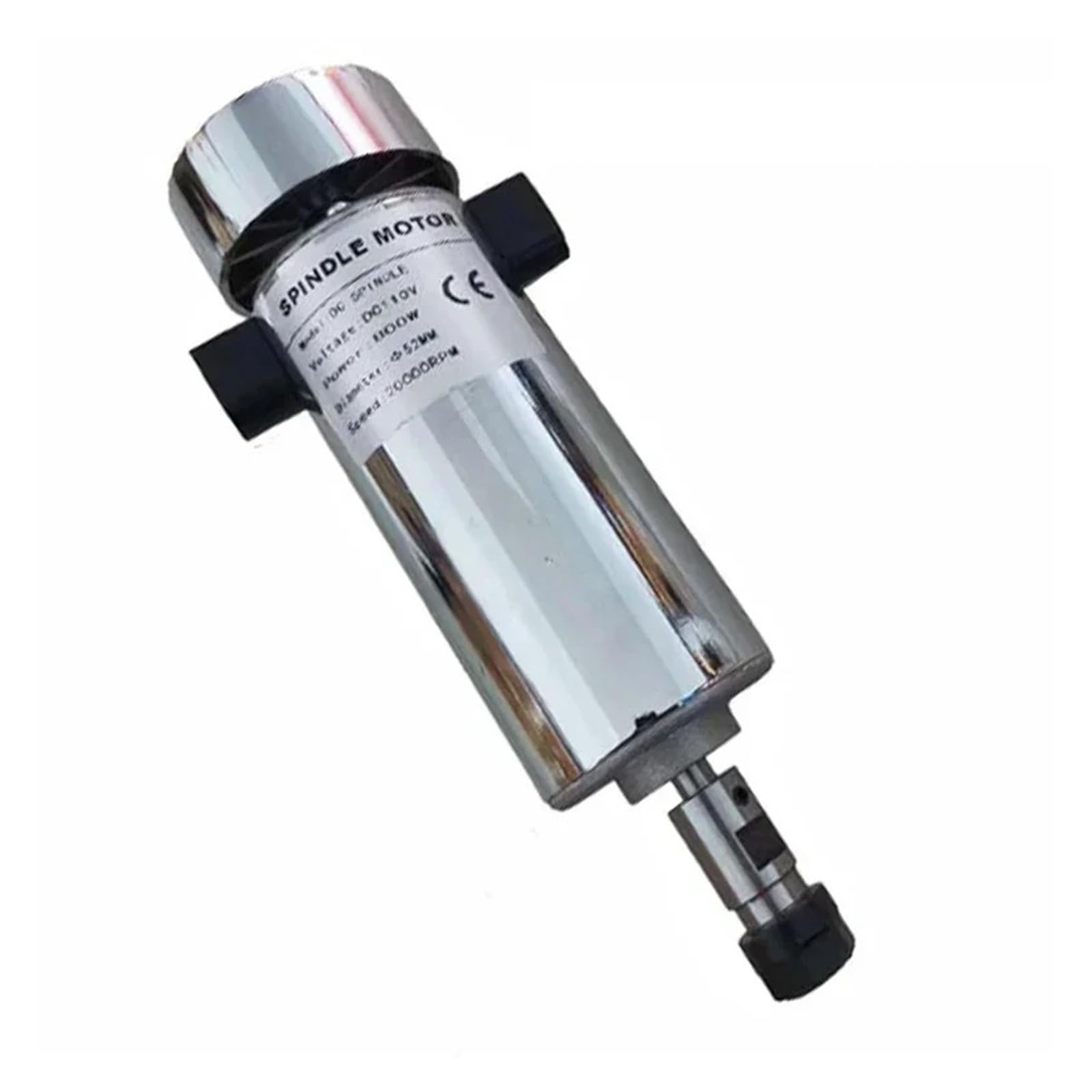 Kit motore mandrino CNC raffreddato ad aria da 0,8 kW e 20000 giri/min/Mandrino motore mandrino da 800 W + alimentatore regolatore Dissipazione del calore(800W ER16 Spindle)