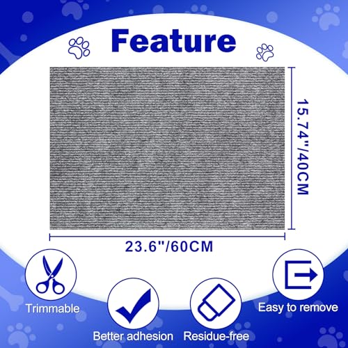 Tapis de protection d'angle pour chat d'intérieur anti-rayures 60x40 - 7