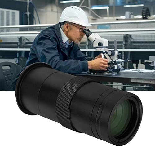 Industrial Microscope Camera C-Mount Lens 8X-100X C-Mount Lens 25mm Zoom Adjustable Magnification microscopio Lens
