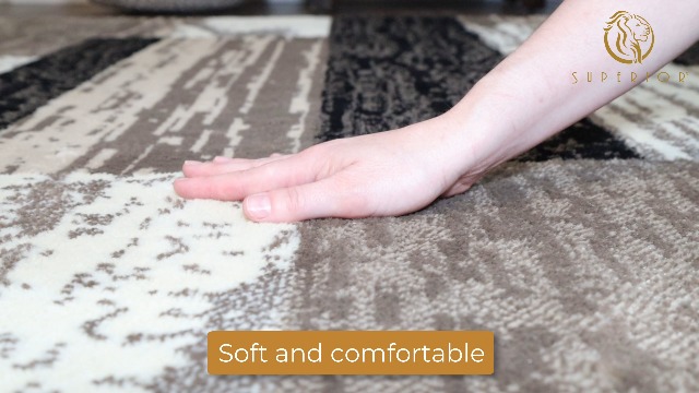 Amazon.com: Superior Indoor Area Rug, Jute Backed, Modern