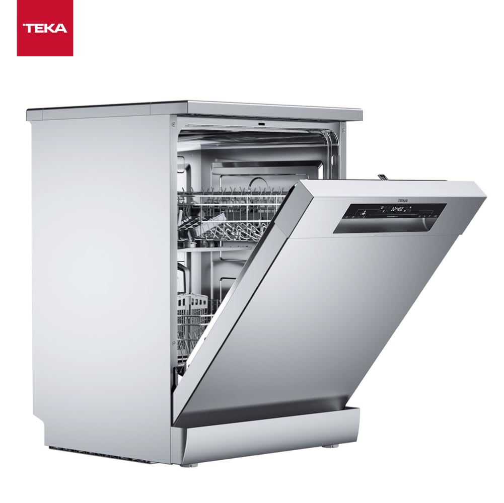 TEKA Lavavajillas Integrable 45 cm, 10 Cubiertos, 6 Programas de Lavado, Sistema Sliding Door, Beam on Floor, DFS 26650