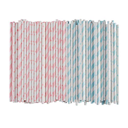 Pitillos de papel biodegradables 100 unidades multicolor miniatura 2