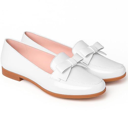 Sapatilha Infantil Feminina com Laço Sapato Mocassim Social Casual Verniz