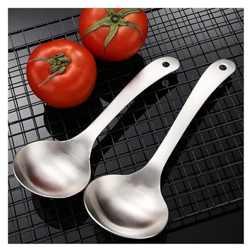 Cuillère à soupe en acier inoxydable évite les gouttes à table - 3