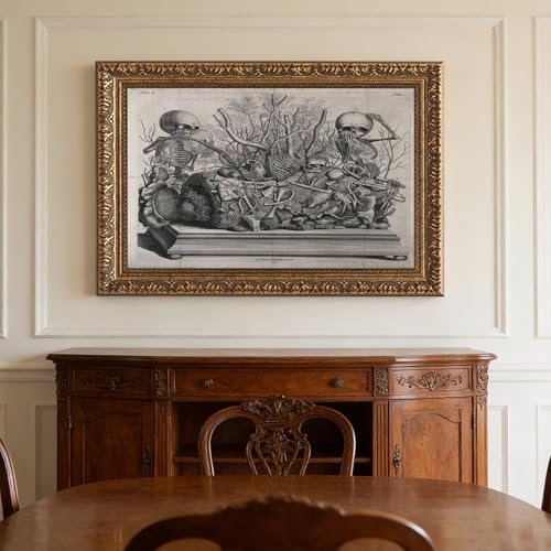 Squelettes fœtaux Frederik Ruysch toile déco bureau unique - 3