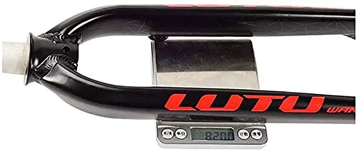 Widelec rowerowy górski ze stałą osią, wykonany ze stopu aluminium 6061 do kół 26, 27,5 i 29", 9 mm QR hamulec tarczowy widelec amortyzowany B, 27,5