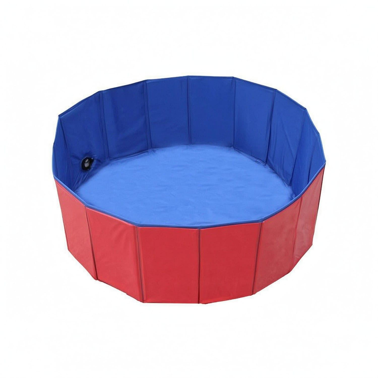 Segmented Sides Foldable Kids Pool Drain Outlet Non 100x30cm Red | Setup Drainage Red 100x30cm-picture-15