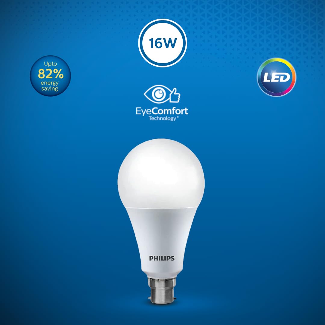Buy PHILIPS B22 Stellar Bright LED Bulb, 16 Watt (Crystal White