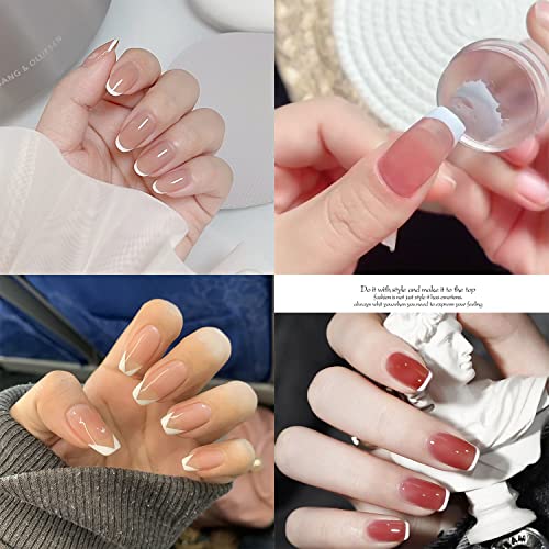 2 Pcs Nail Stamping Plates French Tip Pictures Nail Art Stamping Template Stainless Steel Nail Design Stencil Tools Nail Design Stamp French Tip Stamp With 1 French Tip Nail Stamp 1 Scraper #TOP4