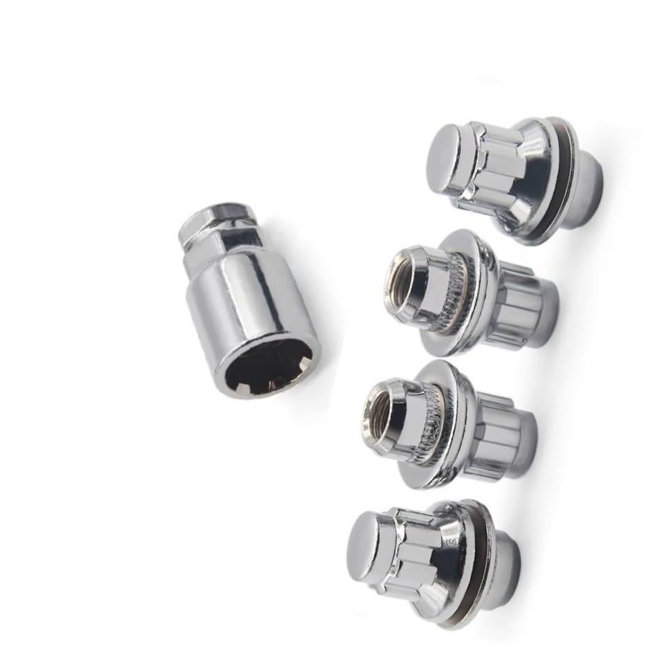 Pernos rueda coche juego tornillos cubo tuerca seguridad adaptador llave para Corolla 1983-2014