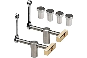 2 Pack Bench Dog Clamp Dog Hole Clamp with 4 Pack Bench...