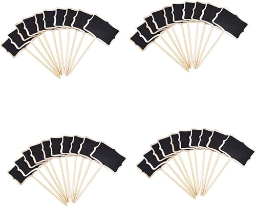 Ciieeo 40 piezas de soporte especial para jardín, mini mensaje, precio de evento, decoración de letrero pequeño, decoración de boda, etiqueta