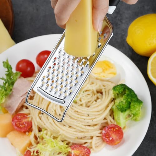 Sopito Cheese Grater, Sopito 3 Packs Stainless Steel Lemon Zester Grater With Silicone Handle For Cheese thumb #1