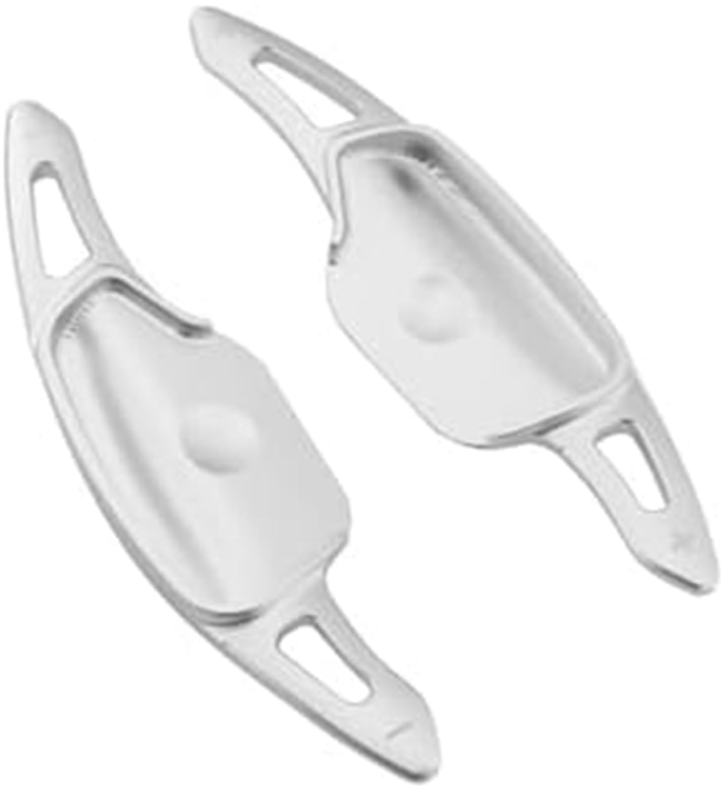 MKVAXR Car Gear Shift Paddle Paddle Shifter Cover Extensions, for Kia 2021 2022 2023 for Sorento Mq4 Hybrid Carnival Ka4 Steering Wheel Paddles Extension Gear Sticker(Silver)