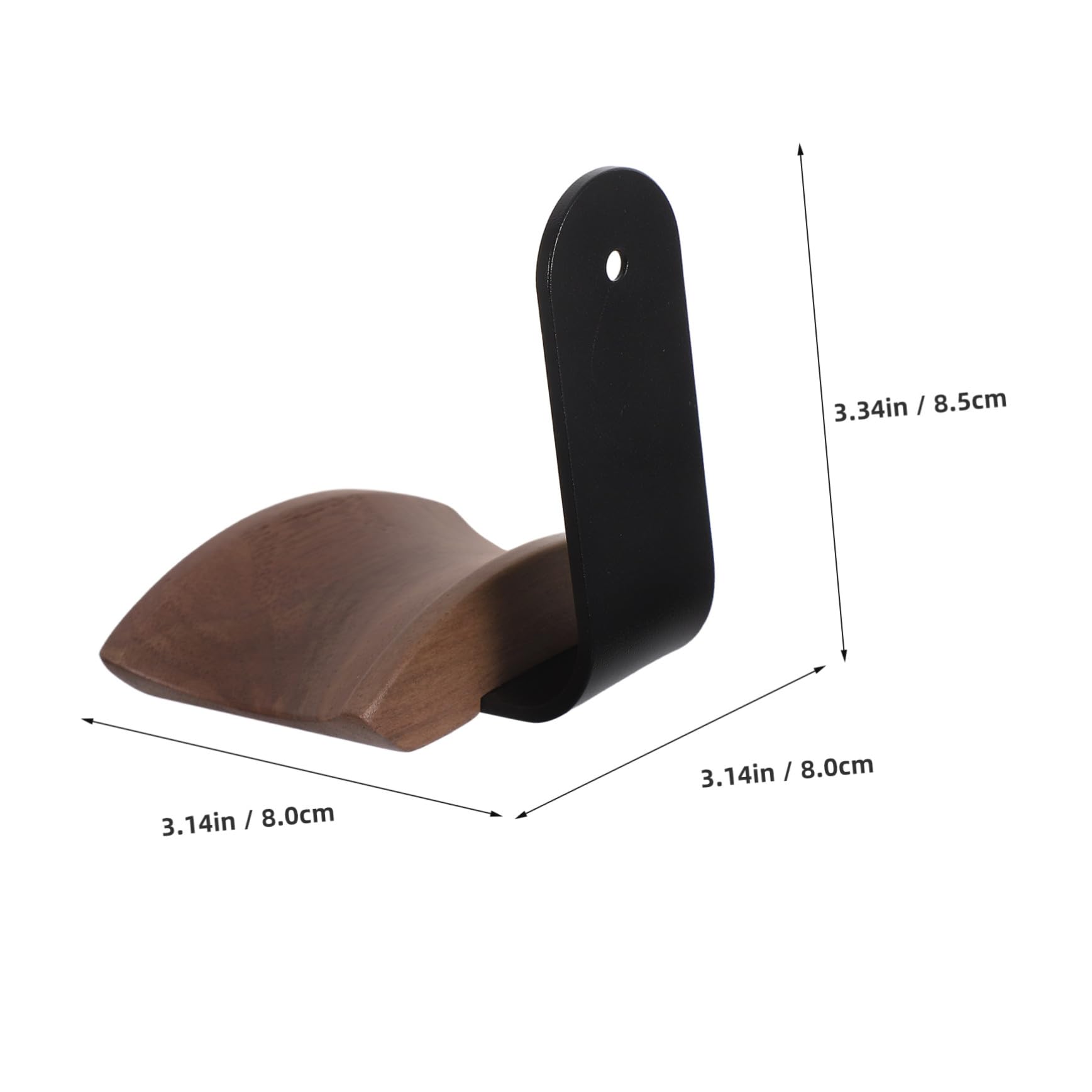 SHINEOFI Soporte De Pared Para Auriculares De Madera Maciza Gancho Para Auriculares Para Amantes Videojuegos Música Organizador De Espacio
