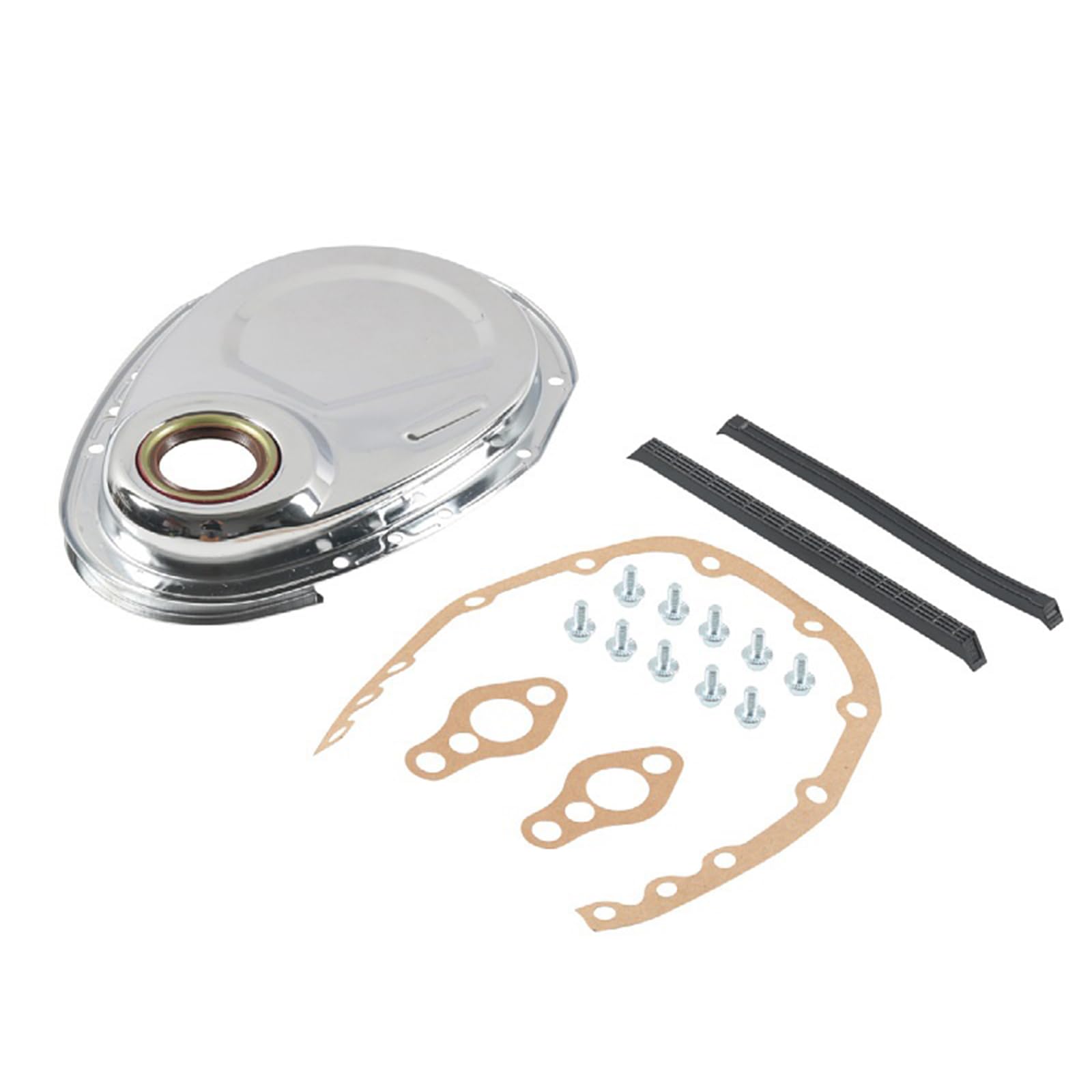 Accessorio Motore a Tenuta stagna Coperture Catena distribuzione Componente Riparazione automobilistica Prevenzione perdite Olio Adatto per 327 350 383 Accessorio Motore a Tenuta stagna