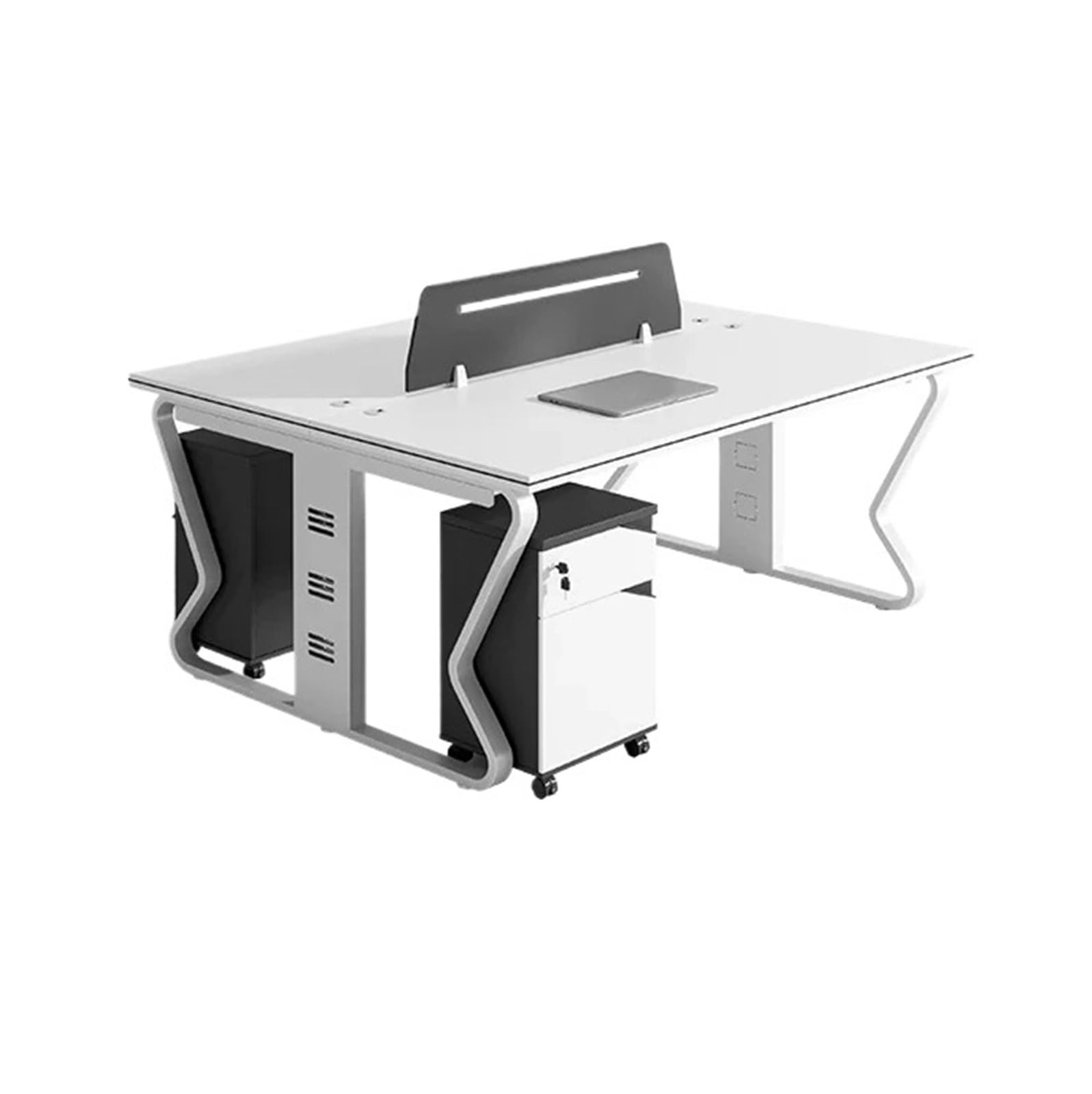 Scrivania Doppia Tabella del Computer dell'ufficio dipendente